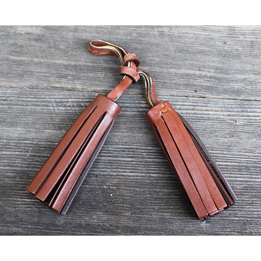 Coach SLG - Legacy Series Tassel (Bag Charm) in British Tan